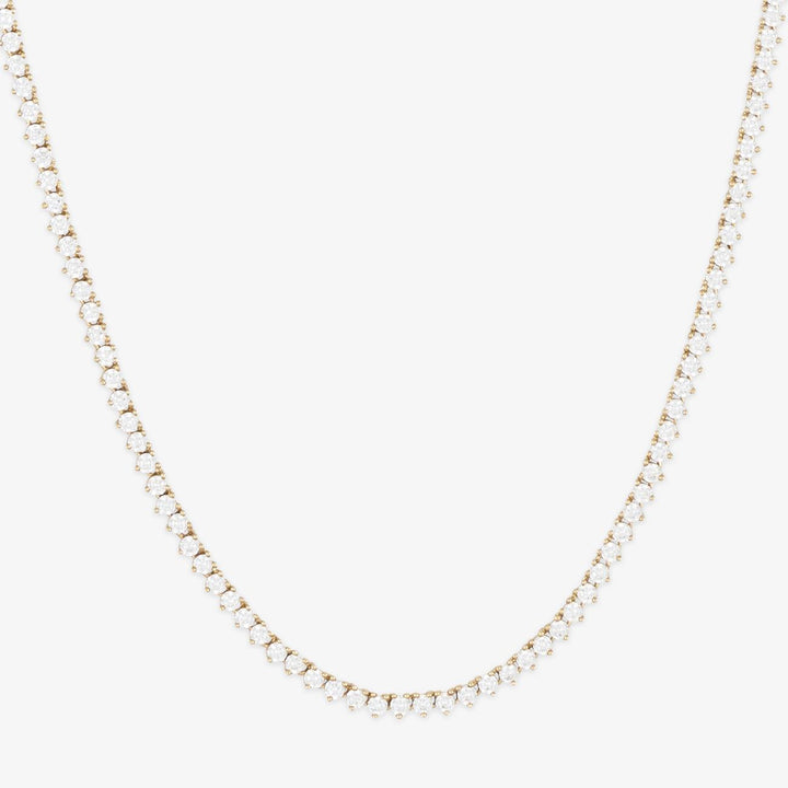 Luxury 18K Gold Diamond Necklace | 4ct SI G-H Diamonds